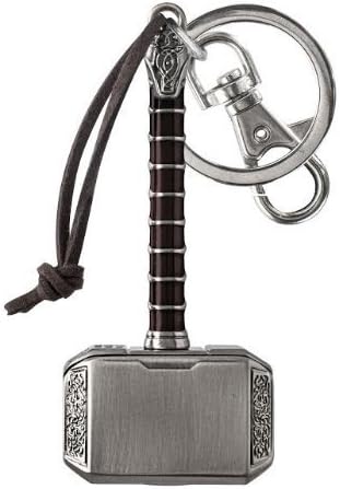Marvel Thor Hammer 2 Pewter Key Ring