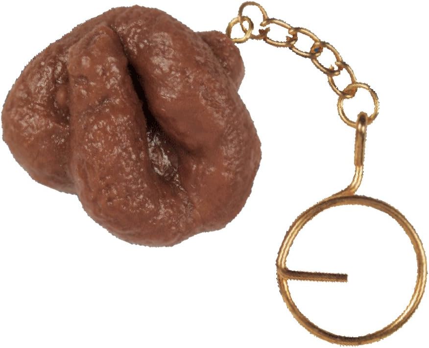 Doggy Doo Fake Poop Keychain
