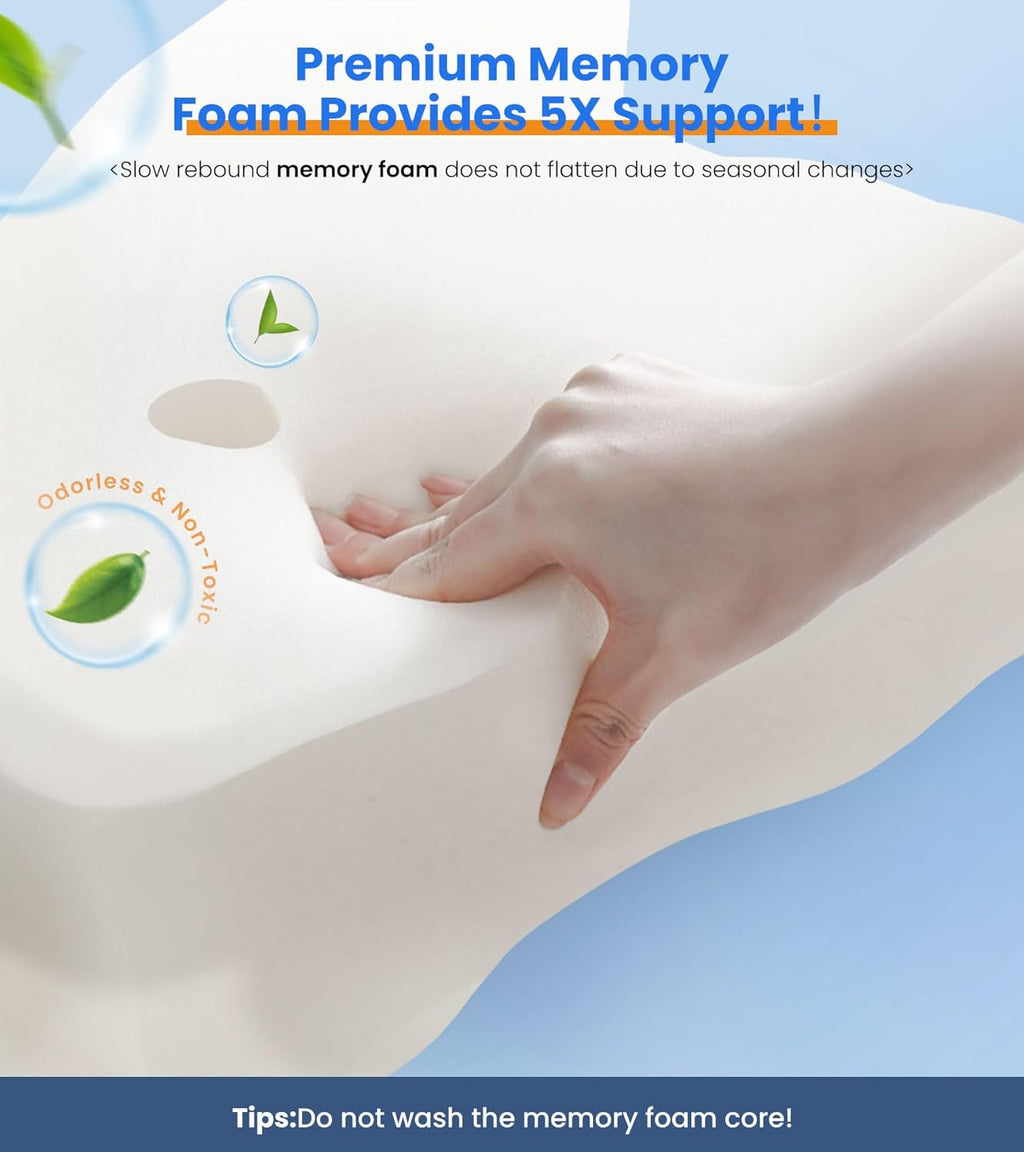 Ultra Pain Relief Cooling Pillow for Neck Support