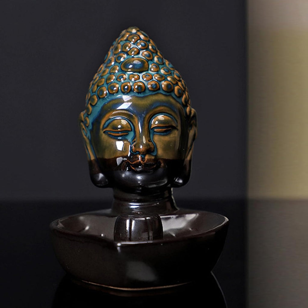 Buddha Head Incense Holder for Sticks