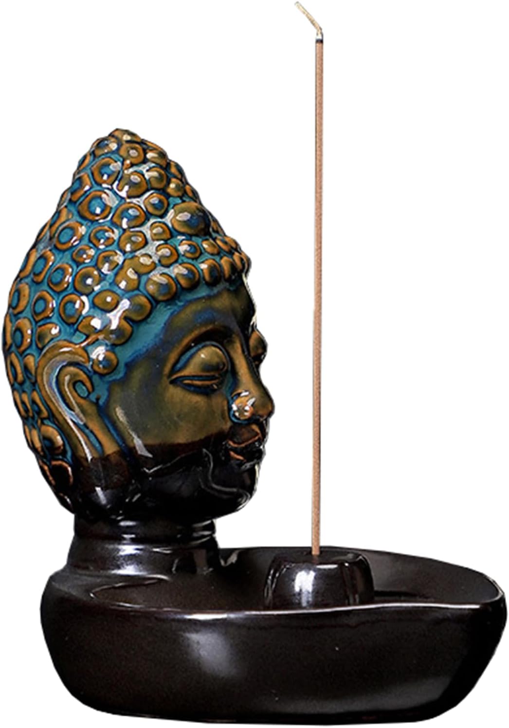 Buddha Head Incense Holder for Sticks
