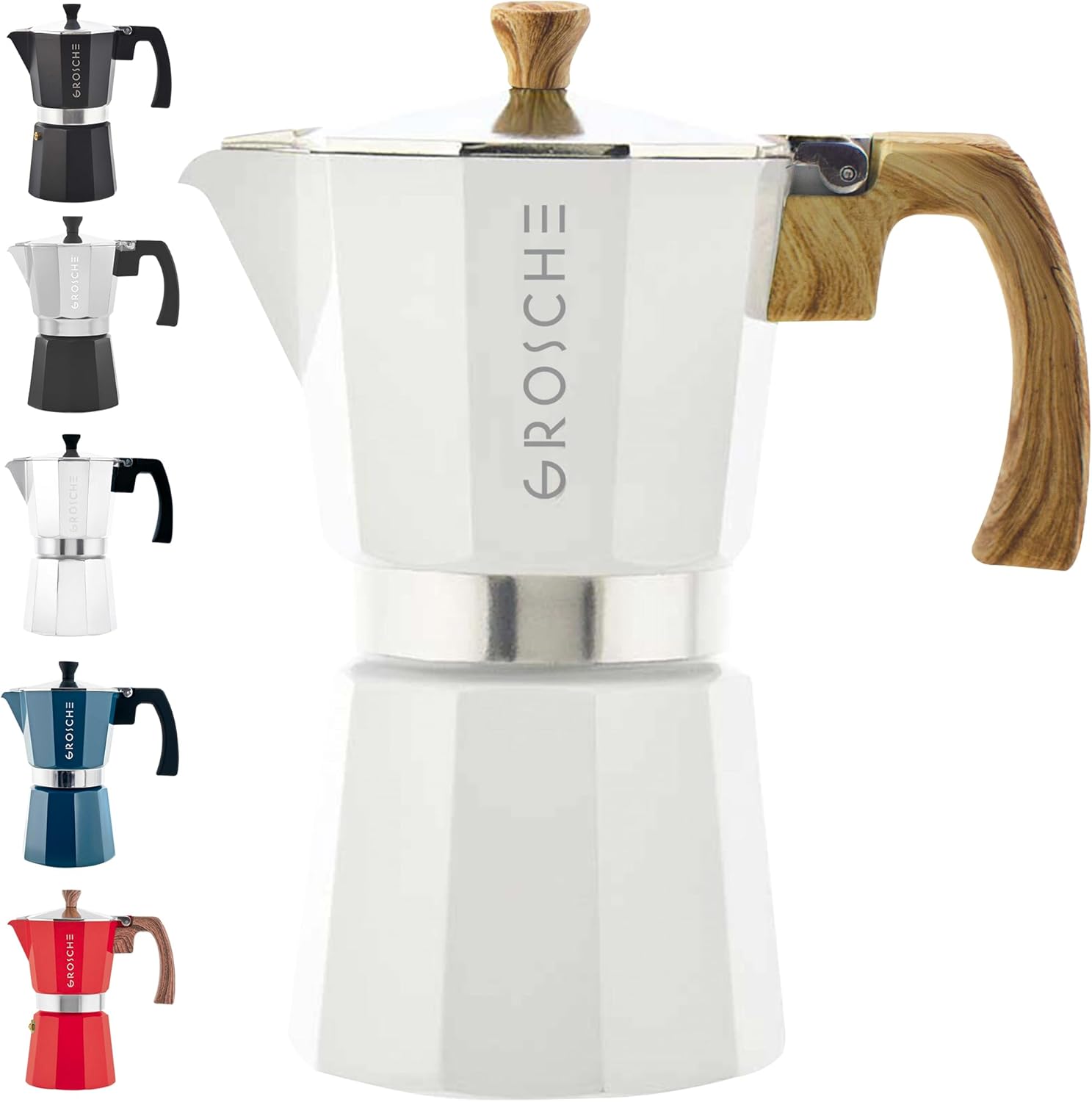 Stovetop Espresso Maker, 6 Cup – Premium Italian Coffee Maker