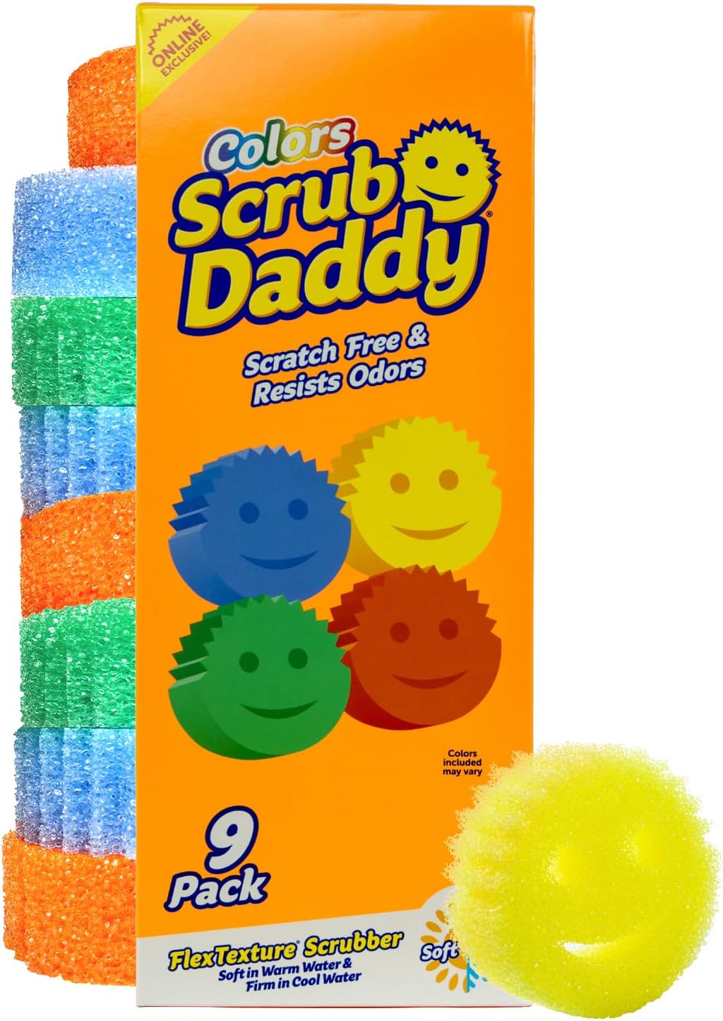 Scrub Daddy Scratch-Free Multipurpose Kitchen Sponges