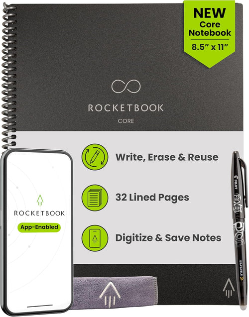 Rocketbook Core Reusable Smart Notebook