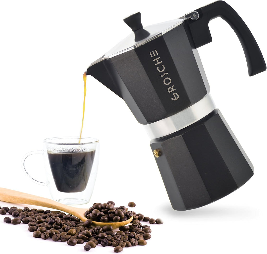Stovetop Espresso Maker, 6 Cup – Premium Italian Coffee Maker