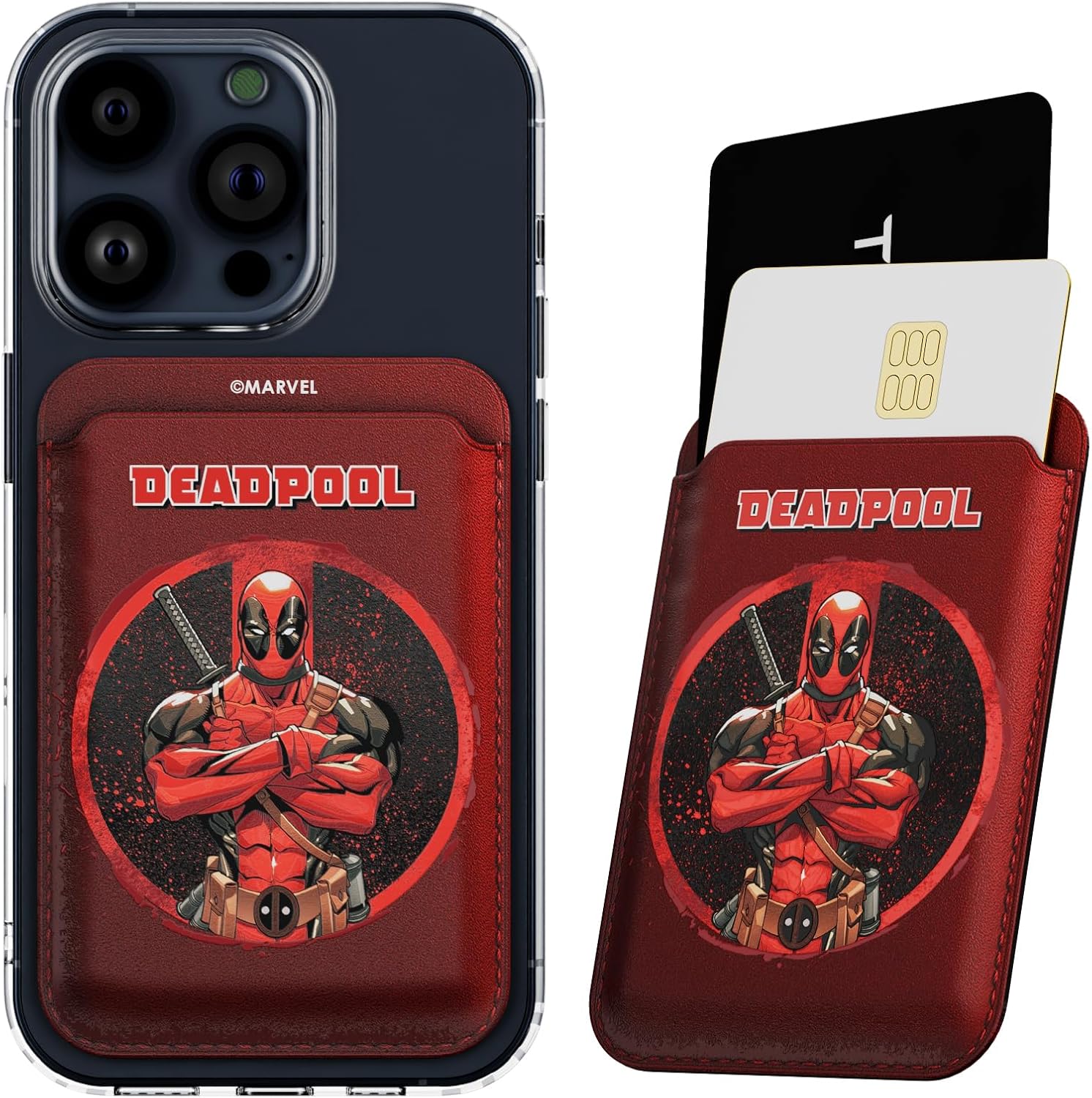 Marvel Deadpool Magnetic Card Holder Wallet