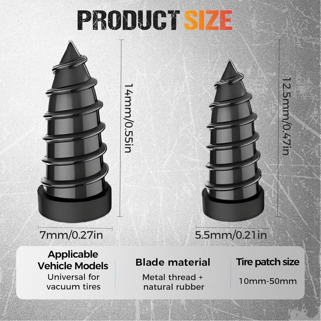 Tire Repair Rubber Nails Kit